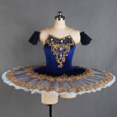 Custom Made Royal Blue Esmeralda Ballet Tutus Pancake Notre Dame Cathedral Paris Ballet Dresses Drop Shipping